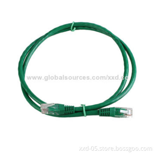 UTP Cat6 Patch Cord, 26AWG Stranded Pure Copper Conductor in 0.5m/1m/2m/3m/5m/7m/10m/15m